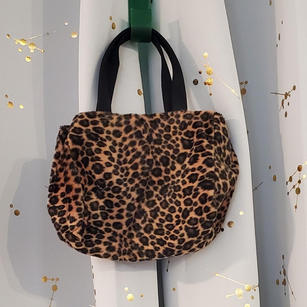 COPY - Mini Faux Fur Leopard Bag